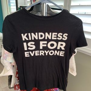 Alice & Olivia black statement tee.